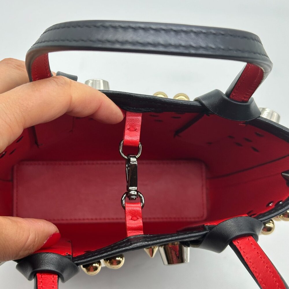 Christian Louboutin Black and Gold Crossbody Bag - Picture 11 of 16